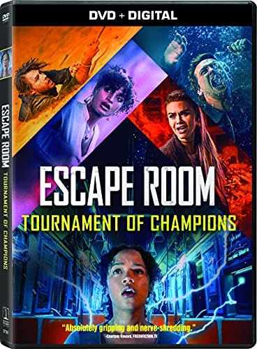 Escape Room Tournament Of Champions Russell Miller Woll DVD Pg13 