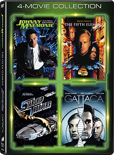 Fifth Element/Johnny Mnemonic/Gattaca/Starship Troop/Fifth Element/Johnny Mnemonic/Gattaca/Starship Troop@Multi-F/3 DVD