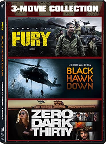 Black Hawk Down/Fury/Zero Dark Thirty/Black Hawk Down/Fury/Zero Dark Thirty@Multi-Feature/3 DVD