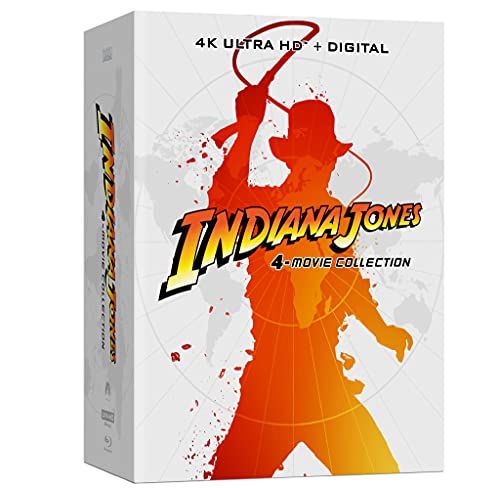Indiana Jones 4 Movie Collection (steelbook) 4kuhd Pg13 