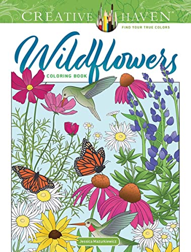 Jessica Mazurkiewicz/Creative Haven Wildflowers Coloring Book