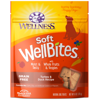 Wellness WellBites Turkey & Duck Soft Dog Treats