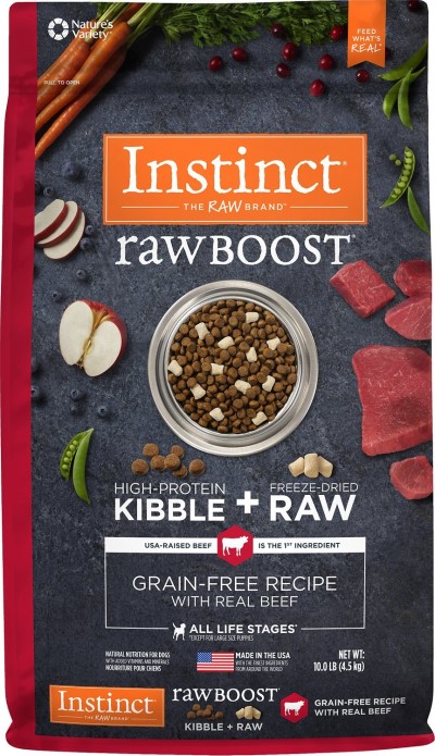 Nature's Variety Instinct® Raw Boost® Grain-Free Recipe with Real Beef for Dogs