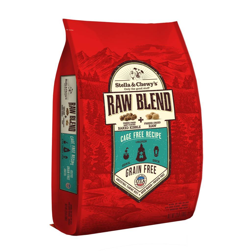 Stella & Chewy's Cage Free Raw Blend Dog Kibble