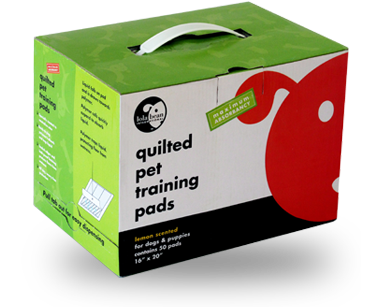 Lola Bean Quilted Pet Training Pads - 50 Pack