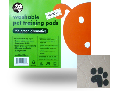 Lola Bean Washable Pet Training Pads - 2 Pack