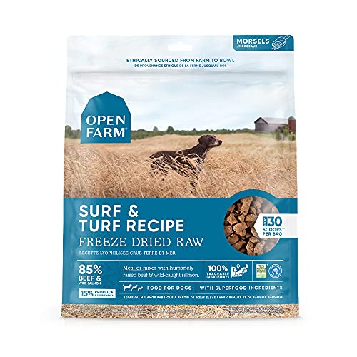 Open Farm Dog Freeze-Dried, 13.5 oz, Surf & Turf