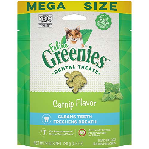 Greenies Original Dental Treats for Cats-Catnip
