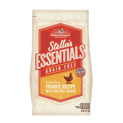 Stella & Chewy's Essentials Grain Free Wide Open Prairie Recipe with Cage-Free Chicken for Dogs