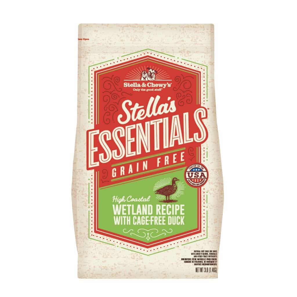 Stella & Chewy's Essentials Grain Free High Coastal Wetland Recipe with Cage-Free Duck for Dogs