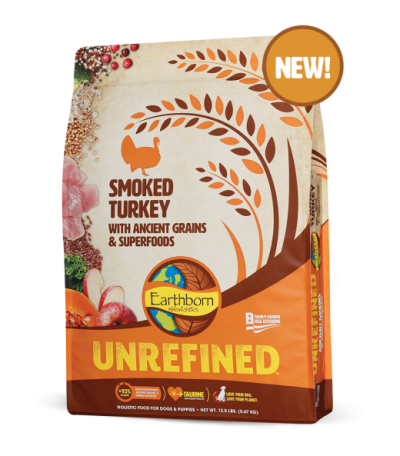 Earthborn Holistic Unrefined Smoked Turkey Formula for Dogs