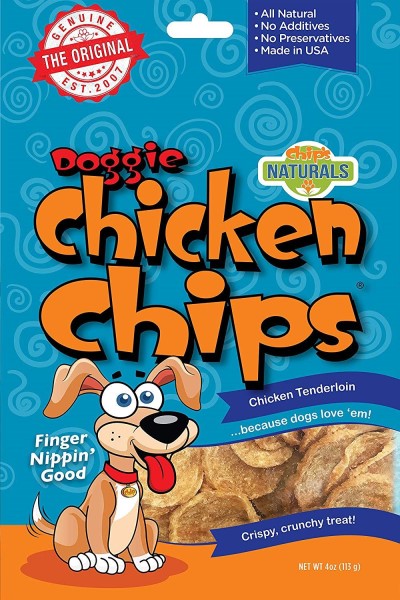 Chip's Naturals Doggie Chicken Chips Treats for Dogs