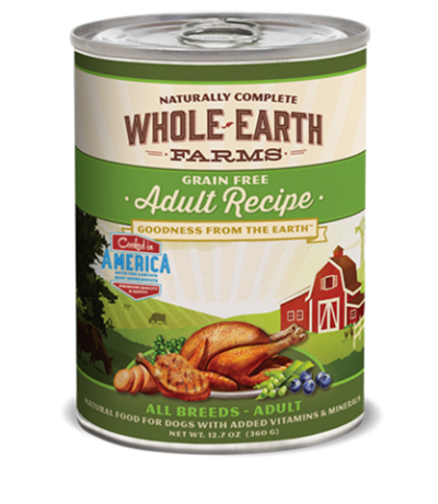 Whole Earth Farms Grain Free Adult Canned Dog Food