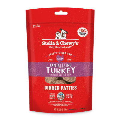 Stella & Chewy's Tantalizing Turkey Freeze-Dried Dinner Patties