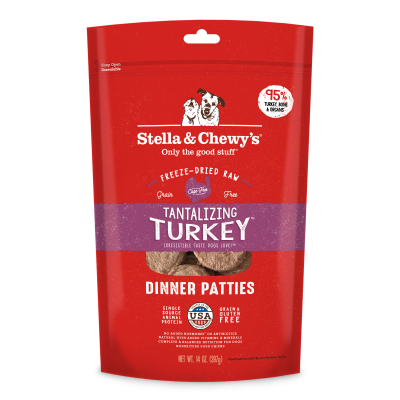 Stella & Chewy's Tantalizing Turkey Freeze-Dried Dinner Patties