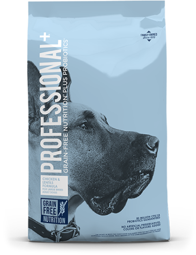 Professional+ Chicken & Lentils Formula for Large Breed Adult Dogs