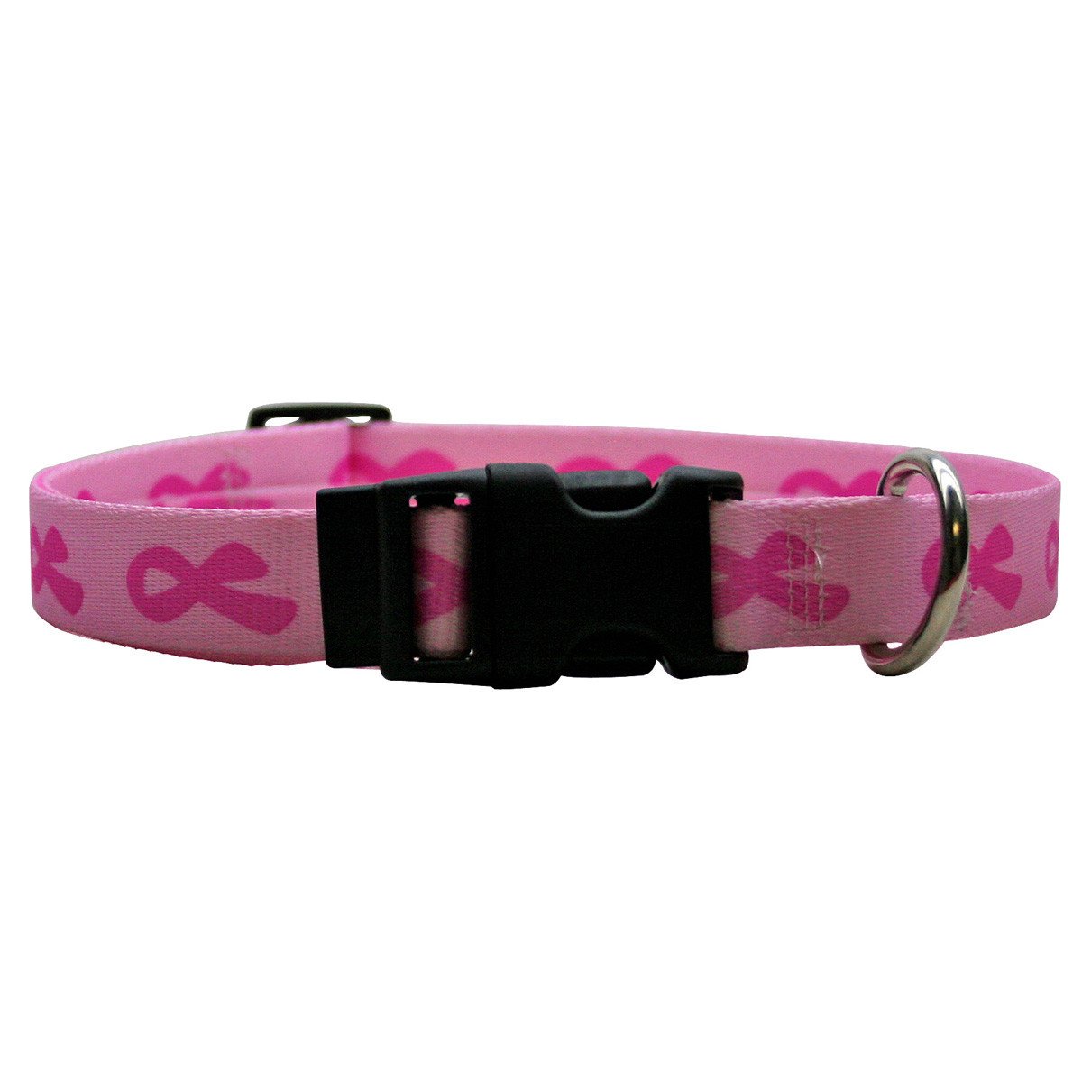 Yellow Dog - Breast Cancer Pink Collar