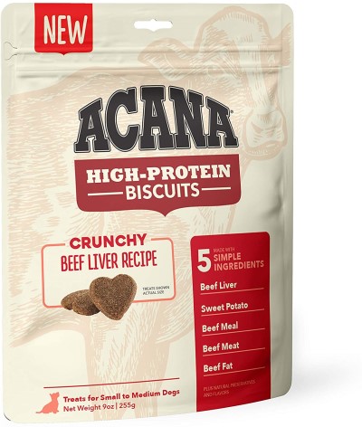 ACANA High Protein Dog Biscuits Crunchy Beef Liver Recipe