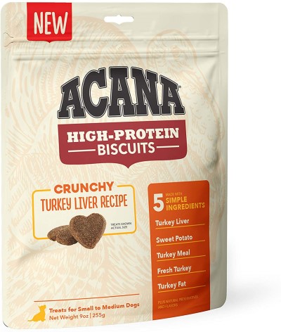 ACANA High Protein Dog Biscuits Crunchy Turkey Liver Recipe
