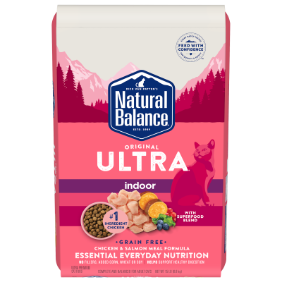Natural Balance Original Ultra Indoor Chicken & Salmon Meal Formula Dry Cat Food