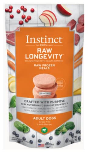 Nature's Variety Instinct® Raw Longevity™ Frozen Patties Grass-Fed Lamb Recipe for Adult Dogs