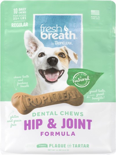 Fresh Breath by TropiClean Hip & Joint Dental Chews