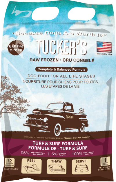 Tucker's Raw Frozen Turf & Surf Formula for Dogs