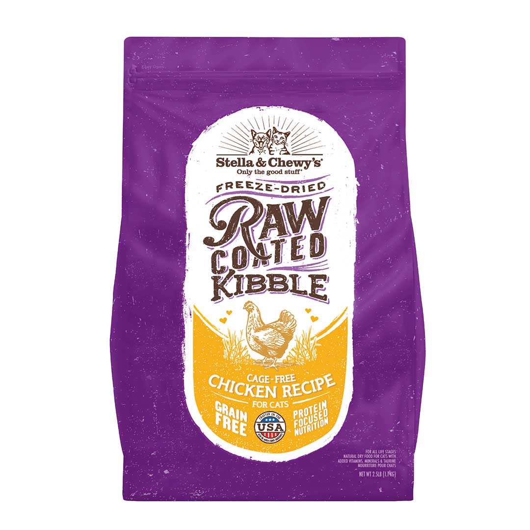 Stella & Chewy's Raw Coated Kibble Cage-Free Chicken Recipe for Cats