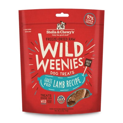 Stella & Chewy's Grass-Fed Lamb Wild Weenies Dog Treats