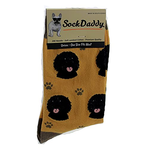 Sock Daddy Breed Socks, Labradoodle Black