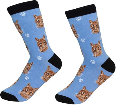 Sock Daddy Breed Socks, Orange Tabby Cat