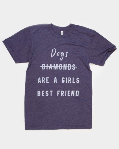 Adybelle Short Sleeve T-Shirt - Dogs are a Girl's Best Friend