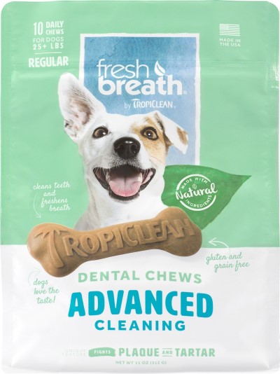Fresh Breath by TropiClean Advanced Cleaning Dental Chews