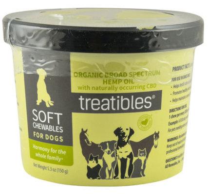 Treatibles Dog Supplement - 3mg CBD Beef Liver Flavor Soft Chews
