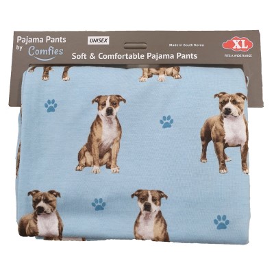 Comfies Dog Breed Lounge Pants for Women, Pit Bull Dog