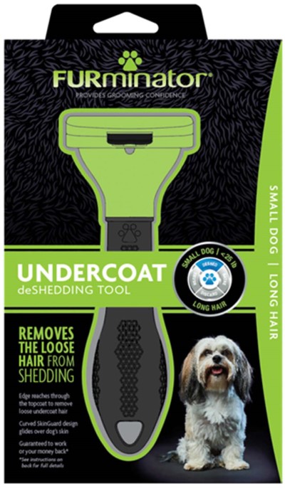 FURminator® Undercoat deShedding Tool-Small Dog Long Hair