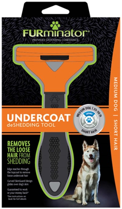 FURminator® Undercoat deShedding Tool-Medium Dog Short Hair