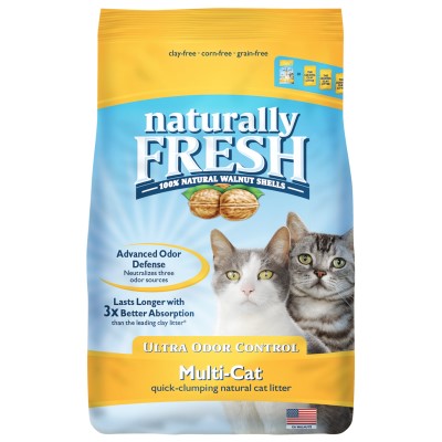 Naturally Fresh Multi-Cat Ultra Odor Control Formula Walnut Shell Cat Litter