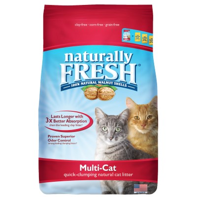 Naturally Fresh Multi-Cat Formula Walnut Shell Cat Litter