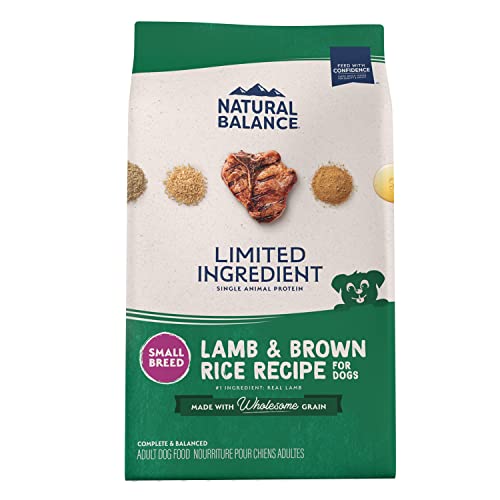 Natural Balance L.I.D. Limited Ingredient Diets® Lamb & Brown Rice Small Breed Recipe Dry Dog Food