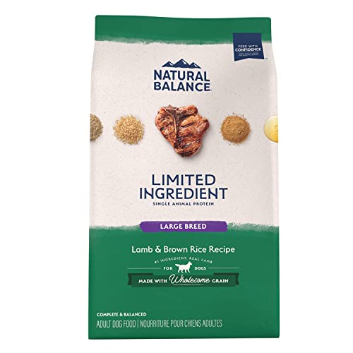 Natural Balance L.I.D. Limited Ingredient Diets® Lamb & Brown Rice Large Breed Recipe Dry Dog Food