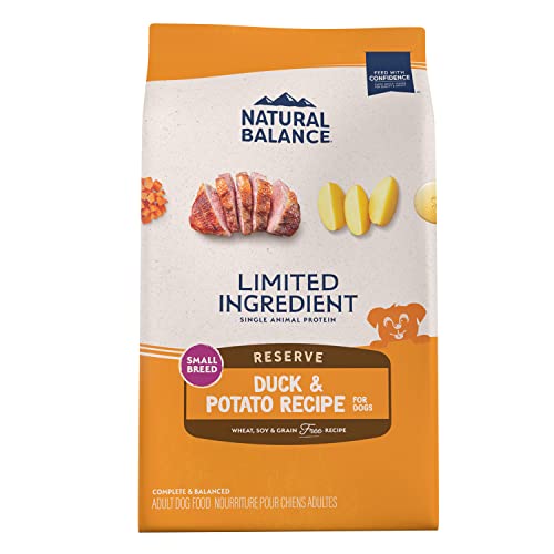 Natural Balance Limited Ingredient Reserve Grain Free Duck & Potato Recipe Small Breed Bites Dry Dog Food