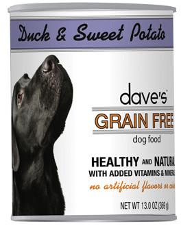Dave's Grain Free™ Canned Dog Food Duck and Sweet Potato Recipe