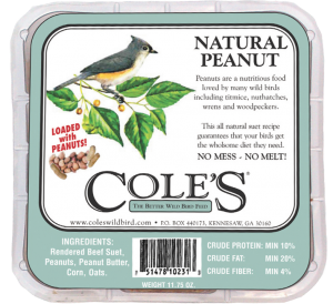 Cole's Natural Peanut Suet Cake