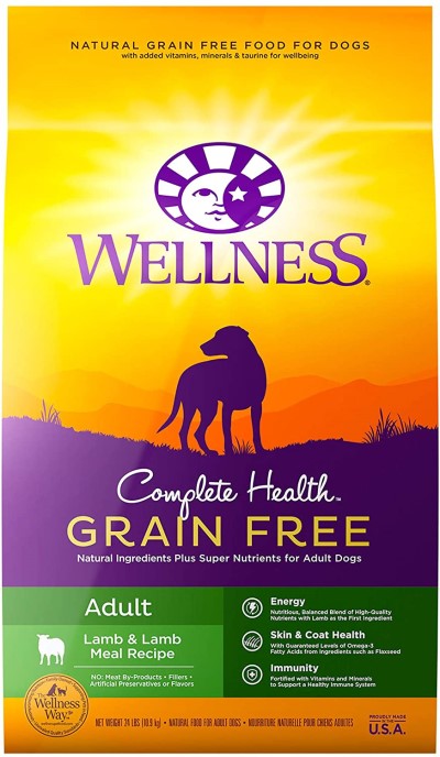 Wellness Complete Health Grain Free Lamb & Lamb Meal Recipe Dog Food