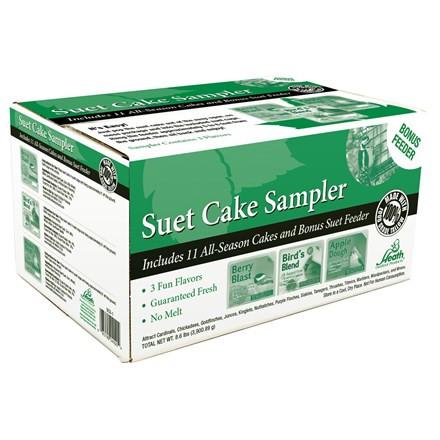 Heath Suet Sampler Pack With Cage - 11 Suet Cakes