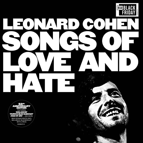Leonard Cohen/Songs Of Love & Hate (White Vinyl)@50th Anniversary@RSD Black Friday Exclusive/Ltd. 5000 USA