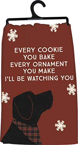 Primitives by Kathy Dish Towel - I'll Be Watching You