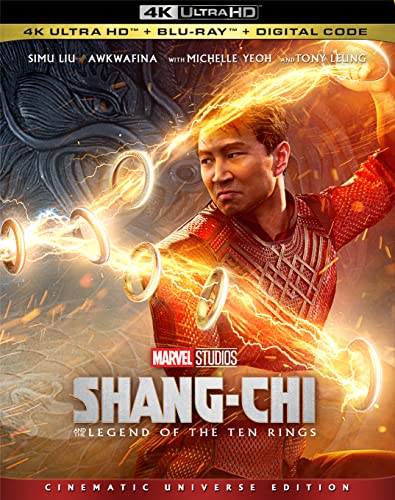 Shang-Chi and the Legend of the Ten Rings/Simu Liu, Awkwafina, and Tony Leung@PG-13@4K Ultra HD/Blu-ray