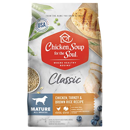 Chicken Soup for the Soul Classic Mature Dry Dog Food Chicken, Turkey & Brown Rice Recipe